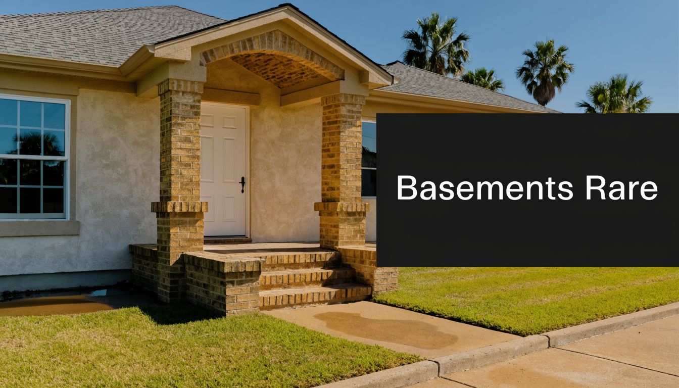 The exterior of a suburban house in Florida with a brick front porch and sunny lawn.