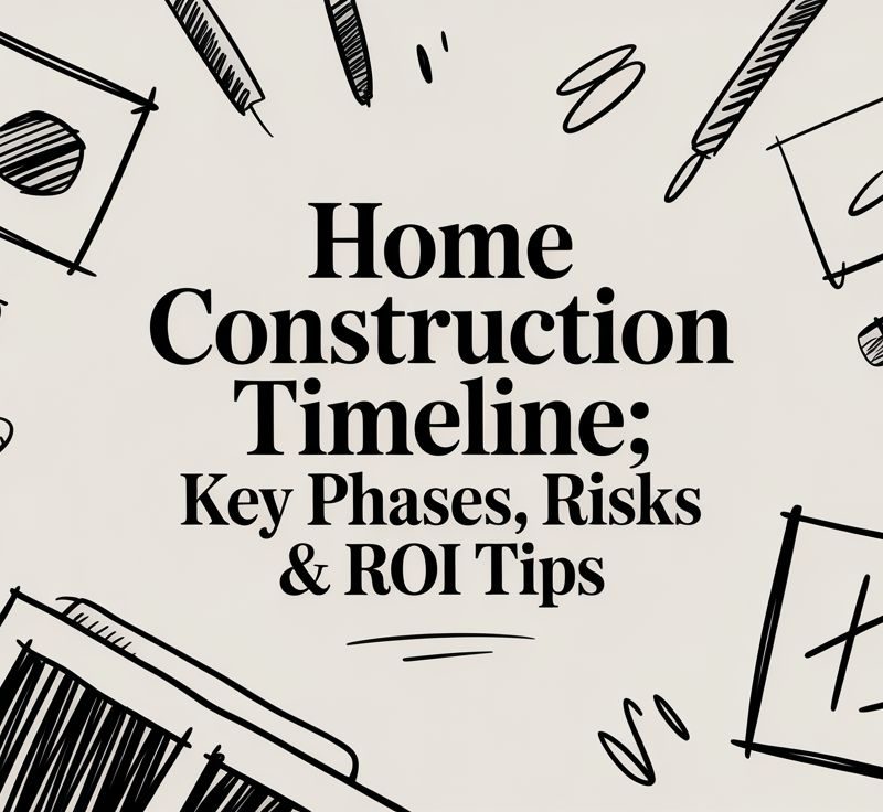 Home Construction Timeline: Key Phases, Risks & ROI Tips