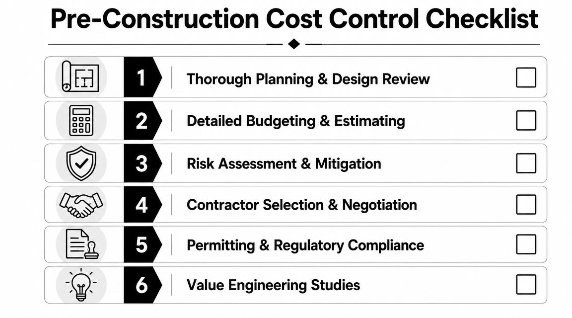 Smart Cost Control in Construction: Your 2026 Edge The Pre-Construction Phase Where Budgets Are Won or Lost