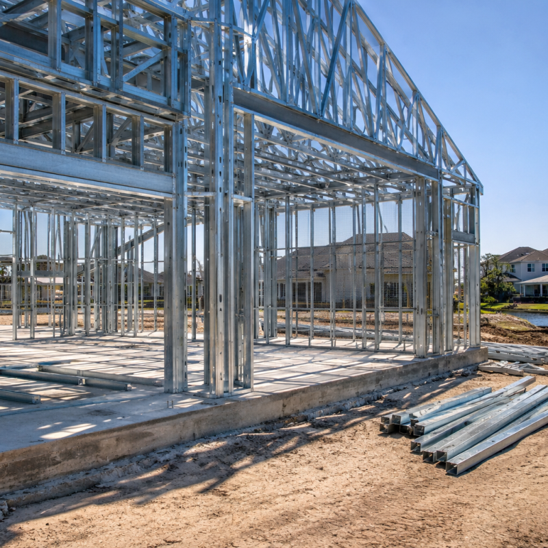 are steel frame homes worth it florida cost comparison in Jacksonville, Northeast Florida