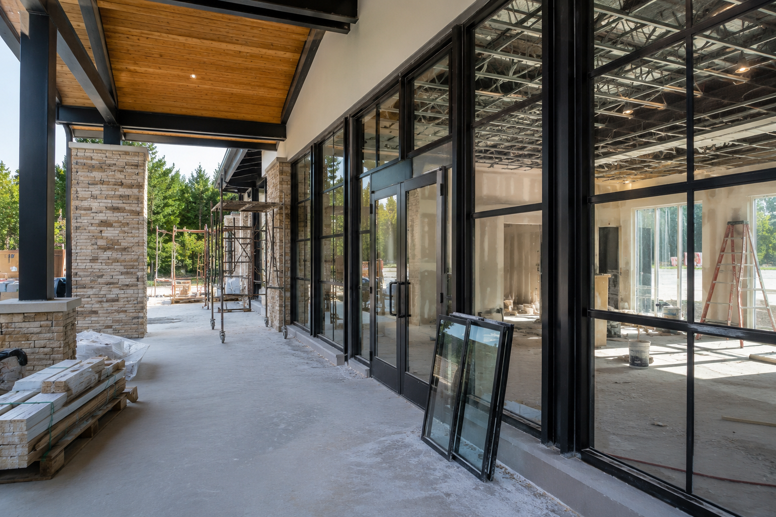 Commercial General Contractors Near Me: How to Choose in Jacksonville, FL Commercial building under construction managed by a Jacksonville general contractor