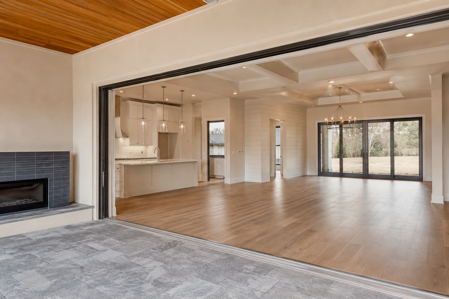 residential construction project management reviewing estimates on a Jacksonville construction site
