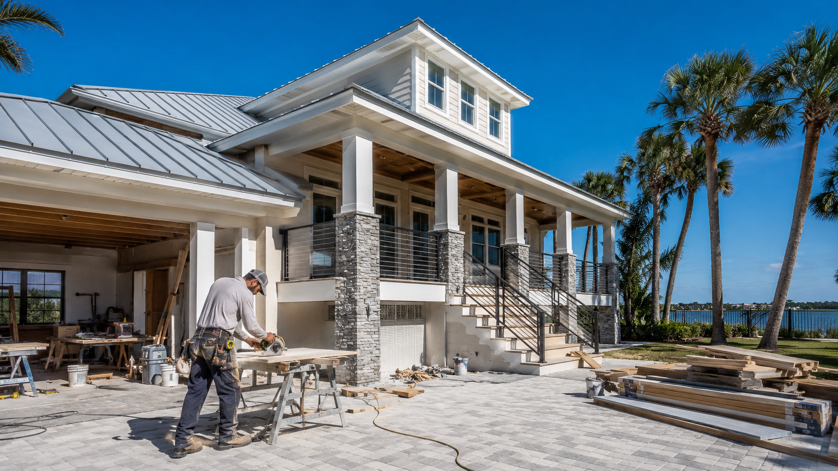 house renovation contractor updating an older Jacksonville home interior