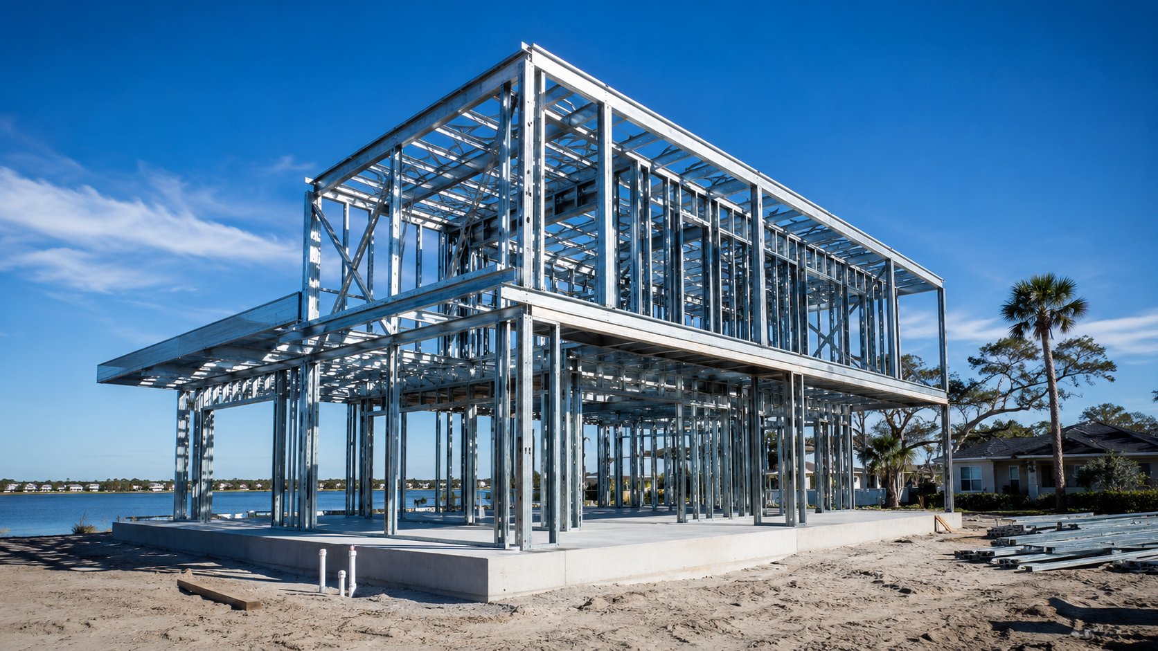The Steel Frame Homes Process, Step by Step: Planning to Certificate of Occupancy steel frame homes process from planning to finished house in Jacksonville FL