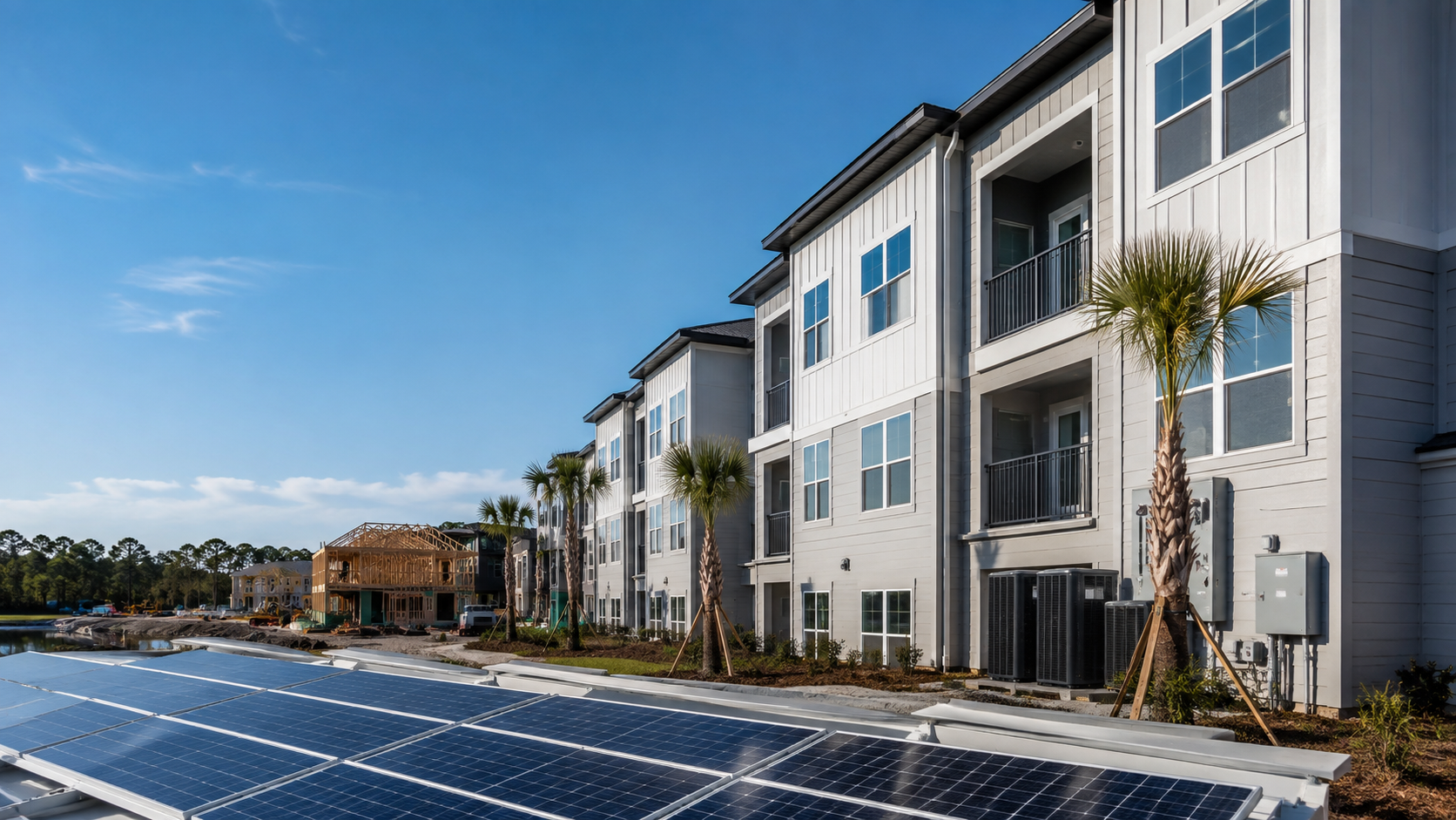 Apartment Builder Energy Efficiency: The Climate Zone 2 Choices That Cut Operating Cost Apartment builder energy efficiency detailing during multifamily construction in Jacksonville, Florida