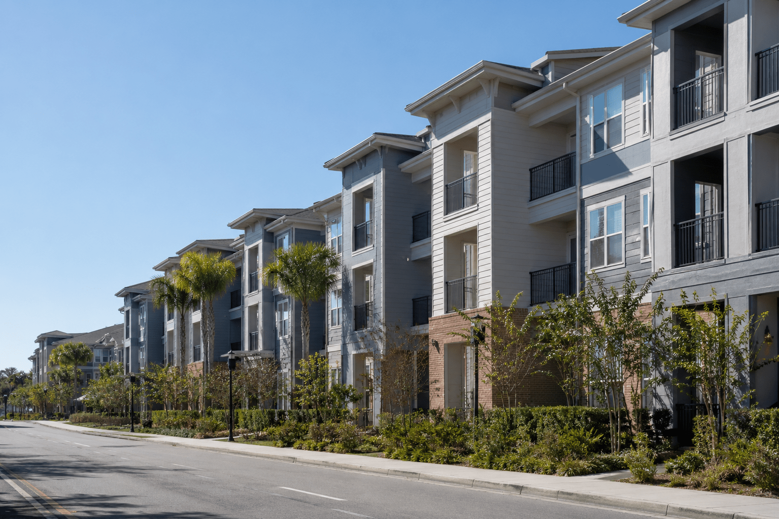 Existing apartment property being evaluated for renovation against new construction in Northeast Florida