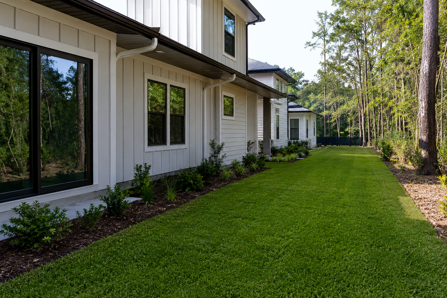 Build to Rent Builder Long Term Maintenance: The Florida Humidity and Salt Air Handover Rental community under construction in Northeast Florida with envelope and mechanical systems being installed