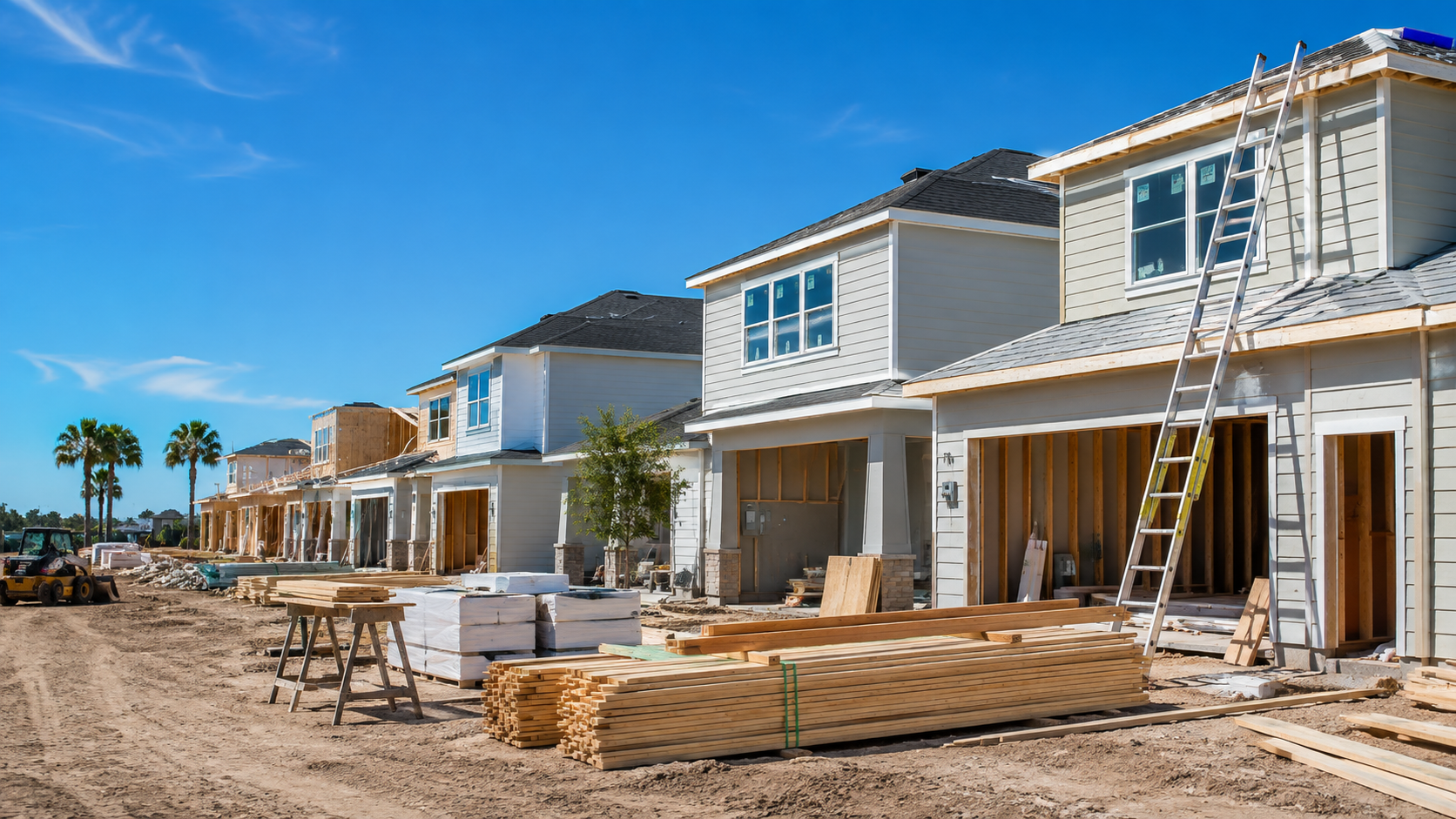 Build to Rent Builder Schedule in Jacksonville: A Milestone-by-Milestone Timeline Build to rent builder reviewing the construction schedule at a Jacksonville rental community site