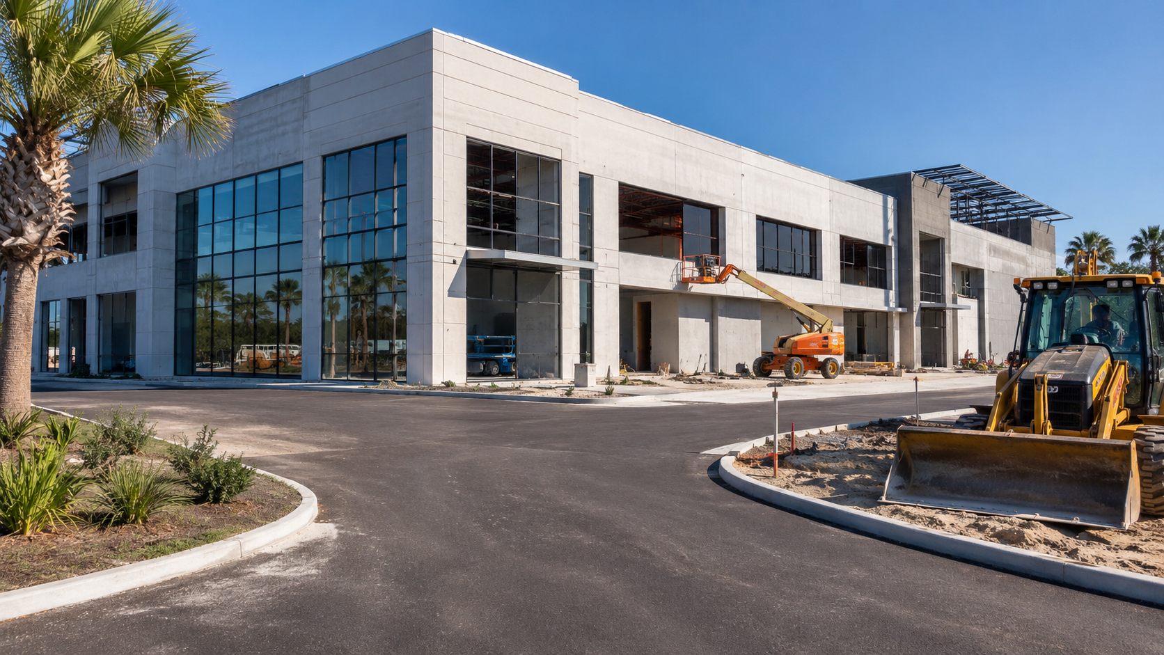 What a Commercial Builder Actually Costs in Jacksonville, FL Commercial builder reviewing construction drawings and cost breakdown for a Jacksonville, FL project
