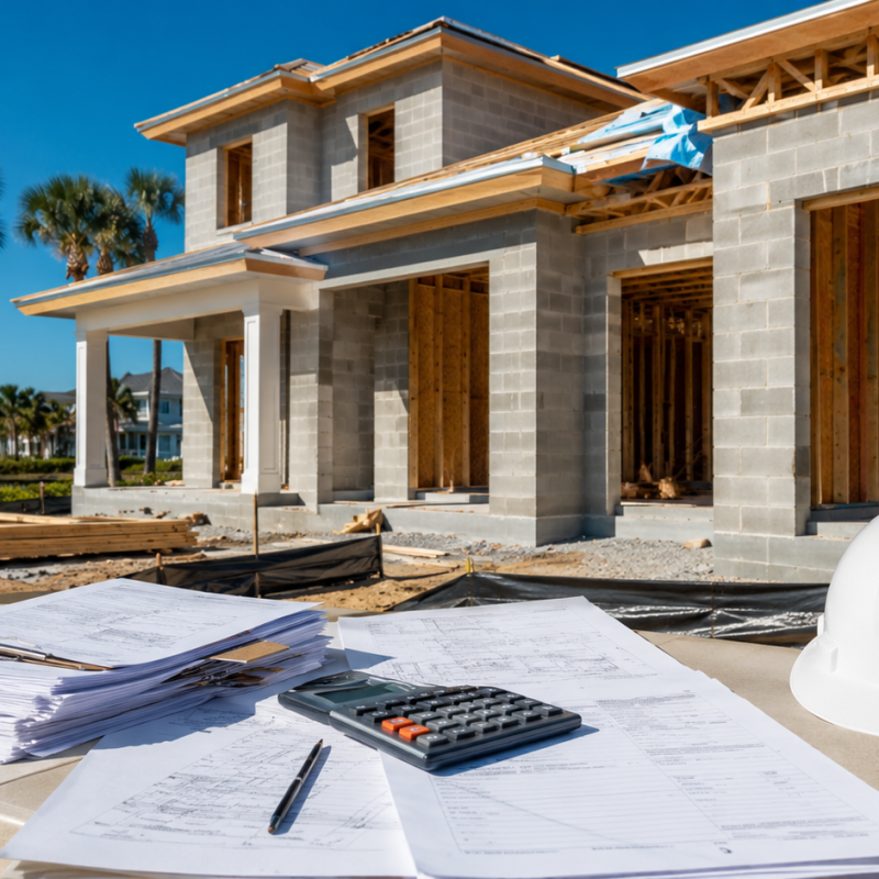 Construction Loan Draw Schedule on a Florida Custom Build: How Draws Really Work — Ofir Engineering, Northeast Florida