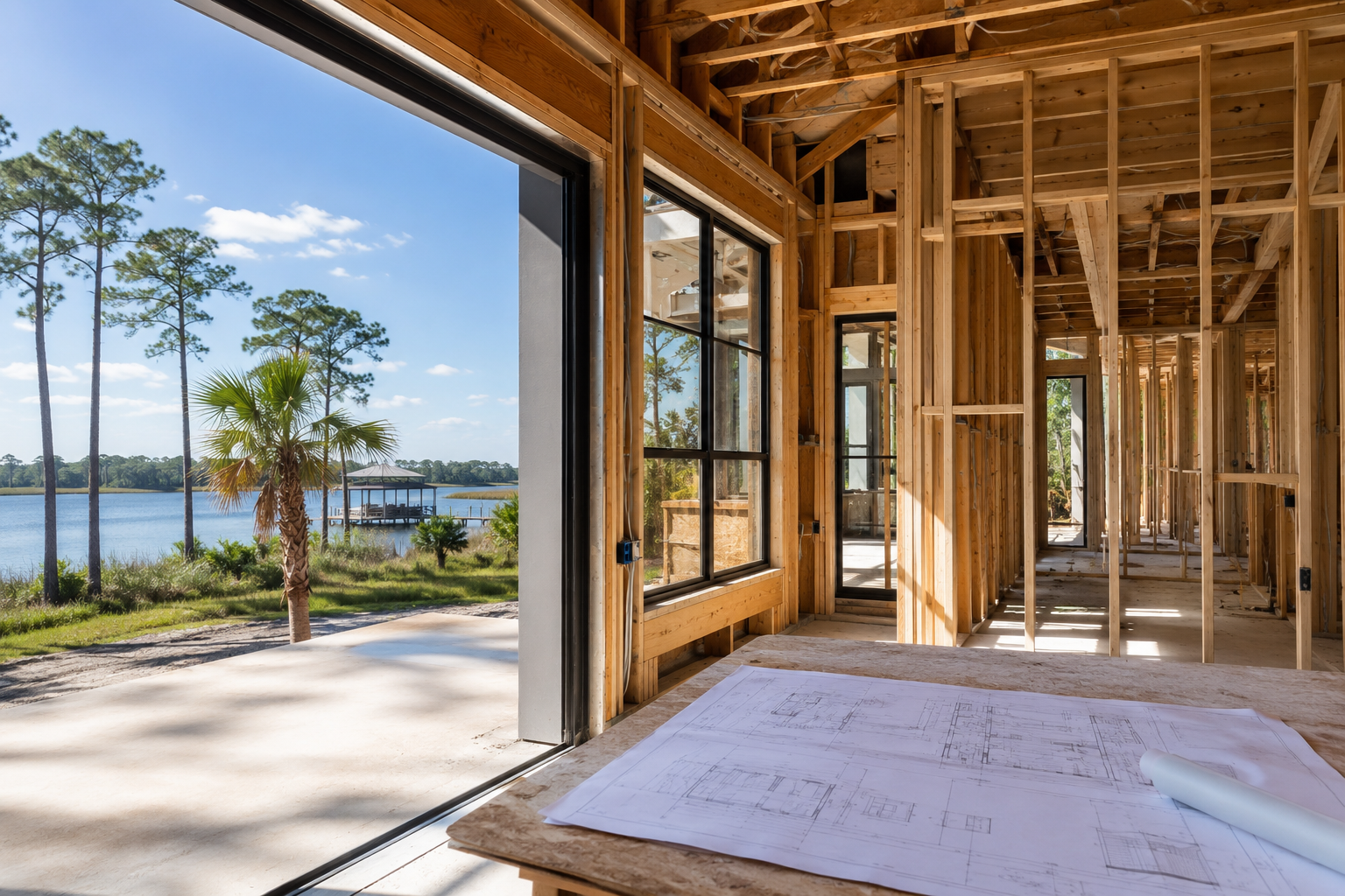 Custom Built Homes Contract Terms in Florida: The Owner Protections That Matter Most Draw schedule and lien release documentation during a custom home construction project in Northeast Florida