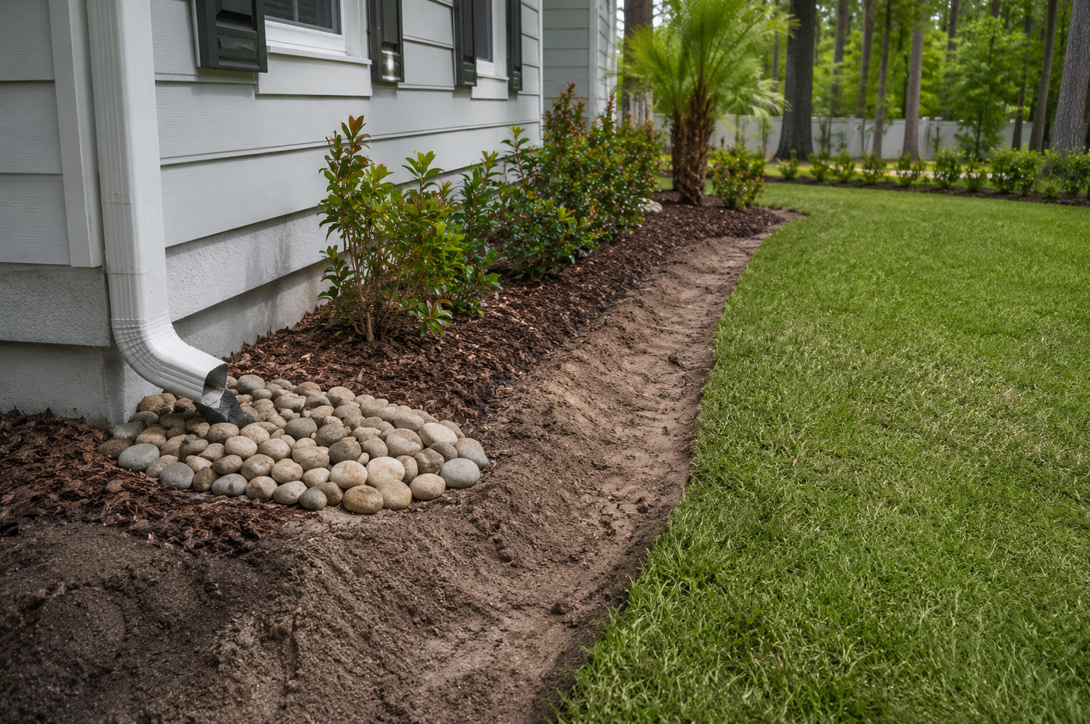 Full House Remodeling Soil and Drainage: What Northeast Florida Lots Do to a Whole-Home Renovation Grading and stormwater correction during a whole-home renovation on a Jacksonville lot