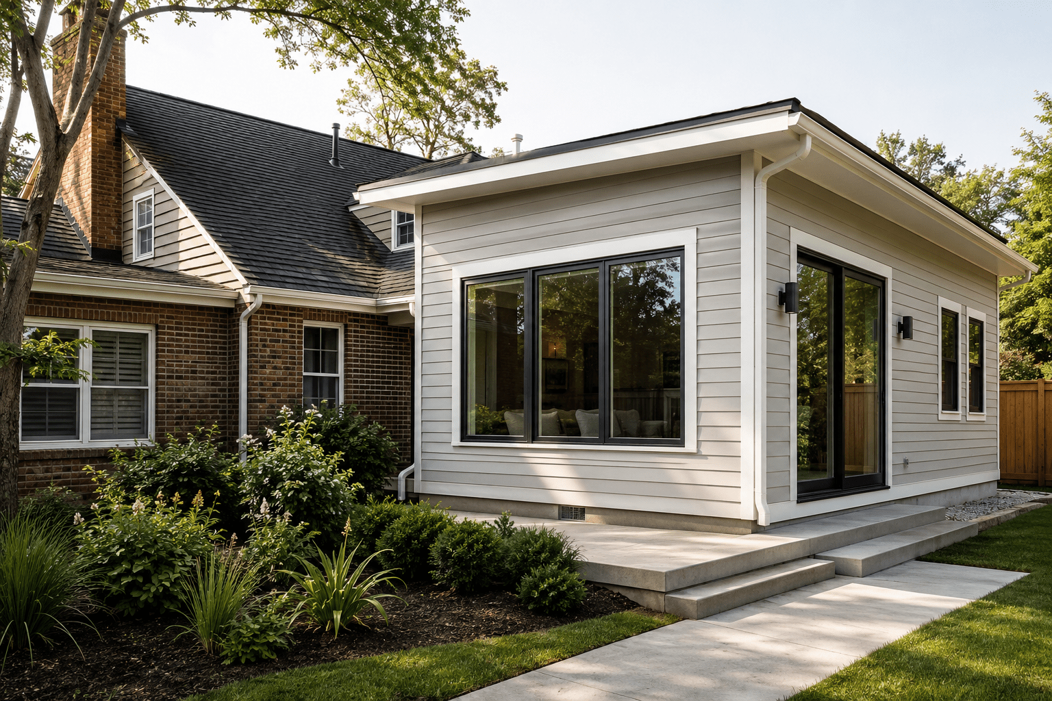 Home Addition Builders Near Me Versus Alternatives: When Adding On Beats Moving in Jacksonville Room addition under construction showing structural tie-in to an existing Northeast Florida home