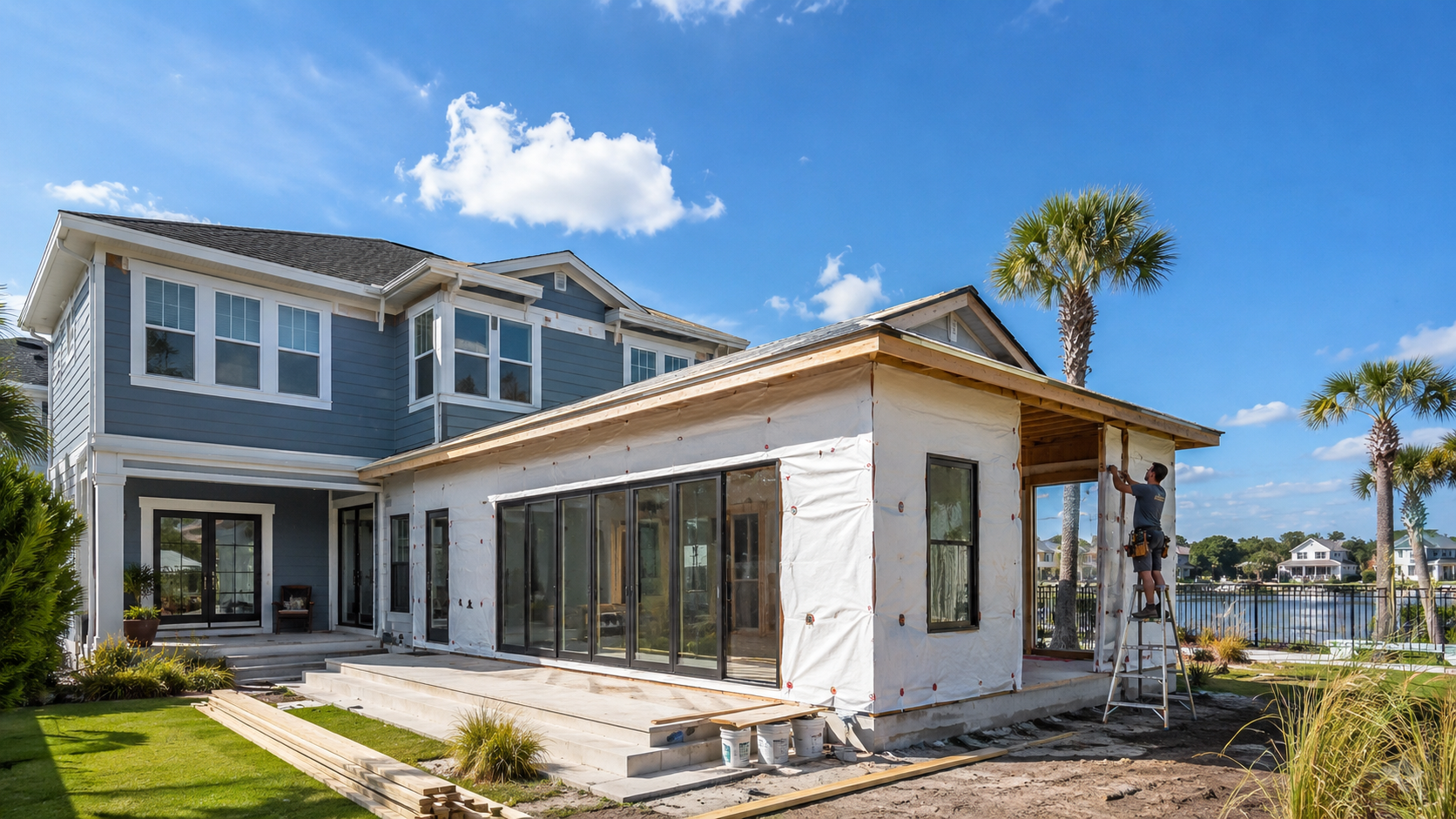 Home Addition Builders Near Me: The Zoning and HOA Rules That Decide What You Can Build in Duval and St. Johns Home addition builders near me zoning and HOA rules assessment on a residential lot in Duval County, Florida