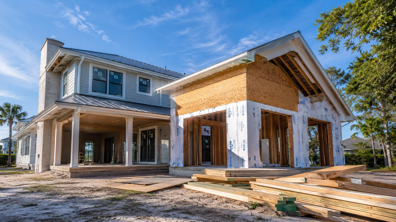 Home Additions Near Me and Wind Mitigation: Jacksonville Code Requirements and Insurance Credits Home additions near me wind mitigation construction detailing on a Jacksonville room addition
