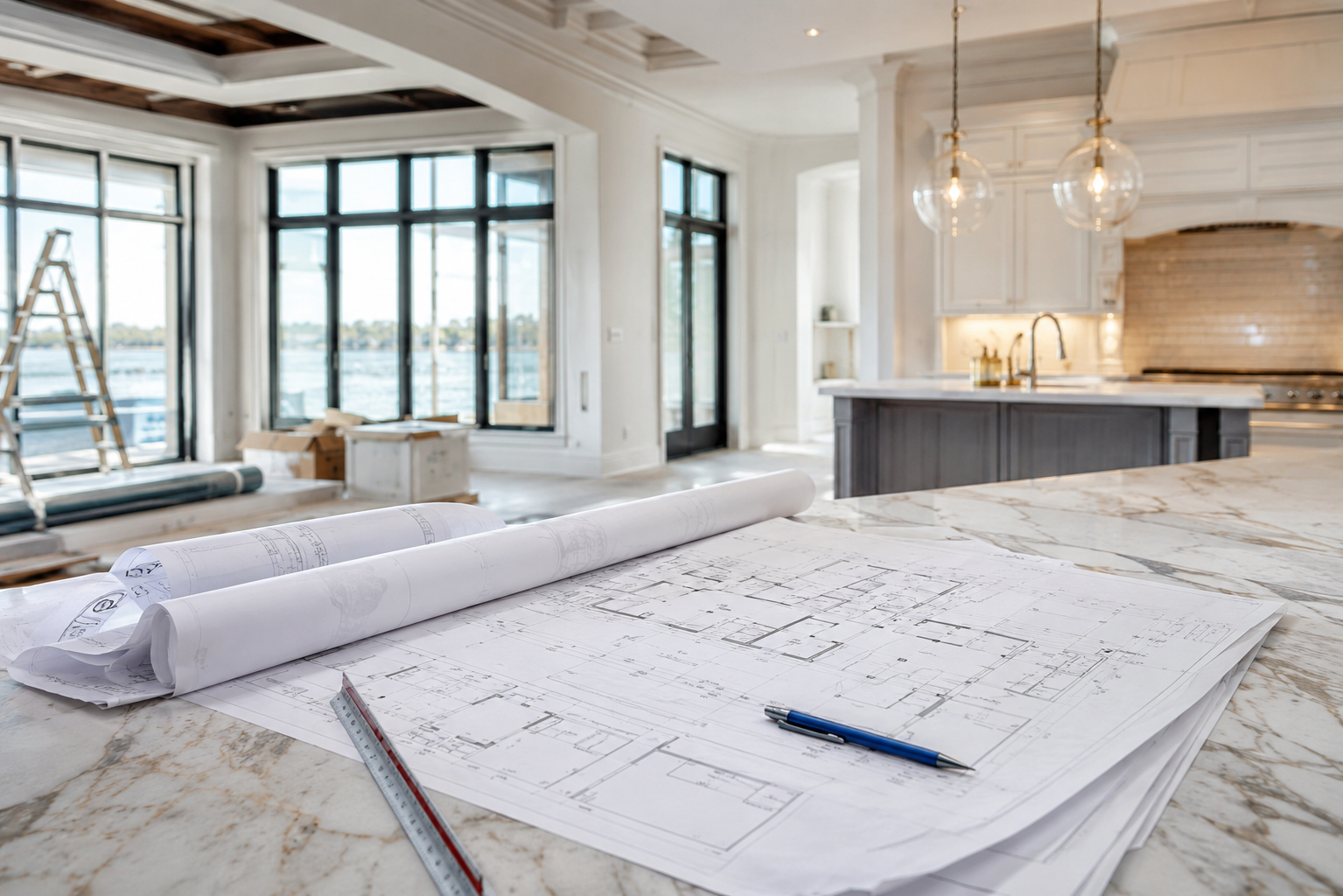 Luxury Custom Home Builders Contract Terms: The Florida Owner Protections That Matter Custom home under construction in Northeast Florida with milestone-based draw inspections