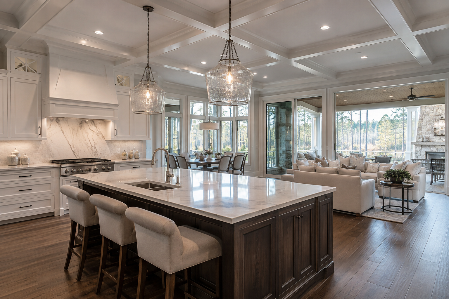 What Luxury Custom Home Builders Charge in Jacksonville, FL Superintendent managing a high-end custom home under construction in Northeast Florida