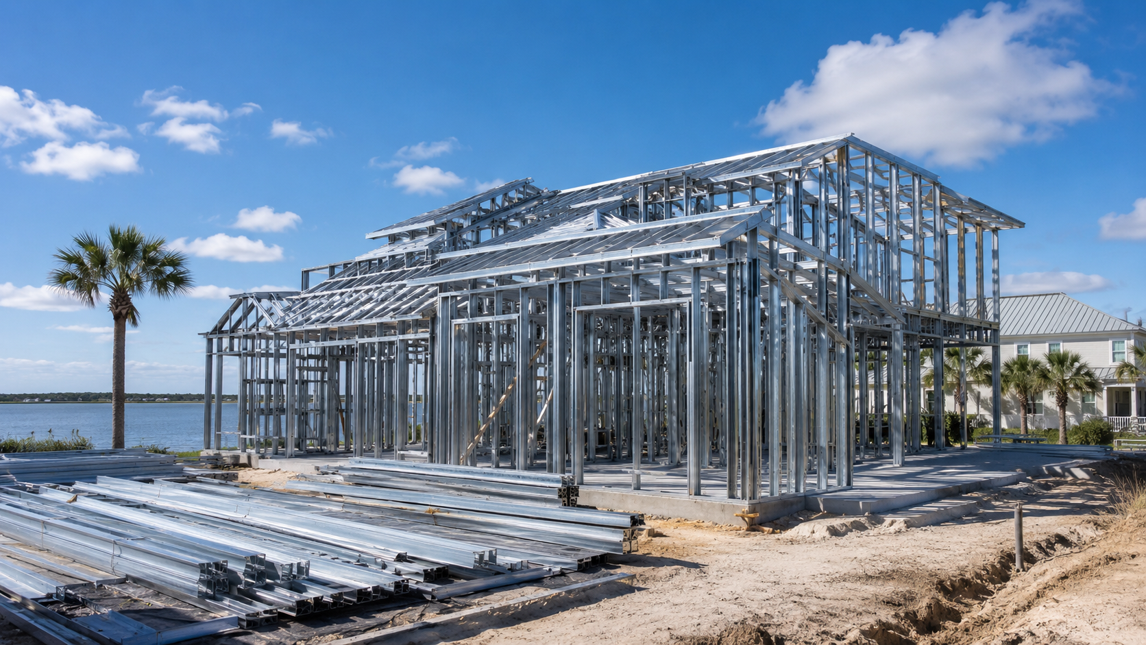 Metal Frame Homes Schedule in Jacksonville: A Milestone by Milestone Timeline Metal frame homes schedule planning with cold-formed steel framing drawings for a Jacksonville residence