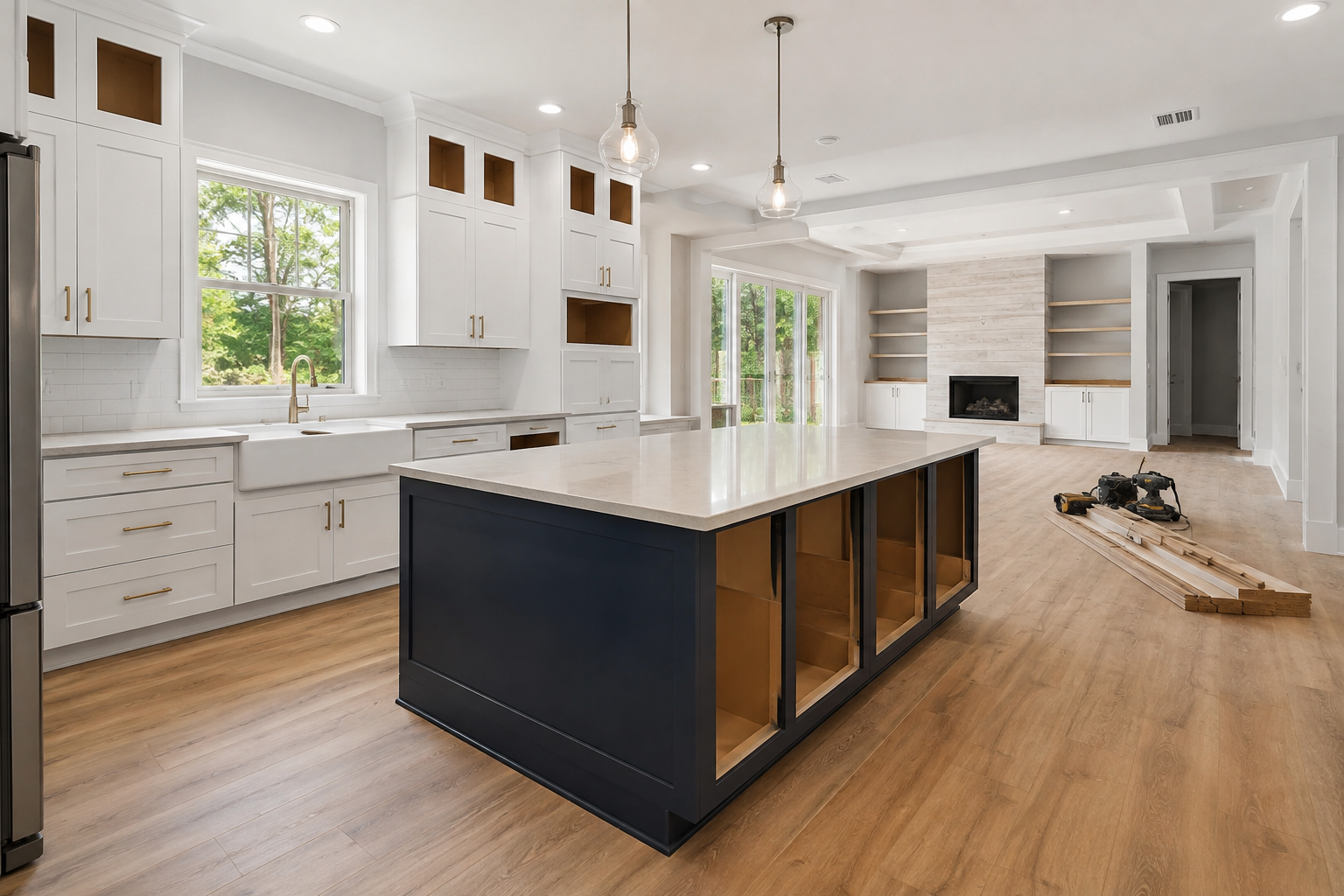 What a Remodeling Contractor Costs in Jacksonville, FL Permit and inspection stage of a whole-home remodeling project in Duval County, Florida