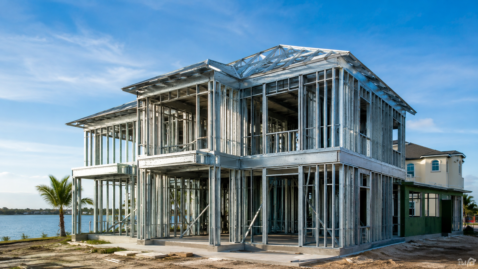 Steel Frame Home Permit Requirements in Duval County, Approval by Approval Steel frame home permit requirements review with engineered structural drawings in Duval County, Florida