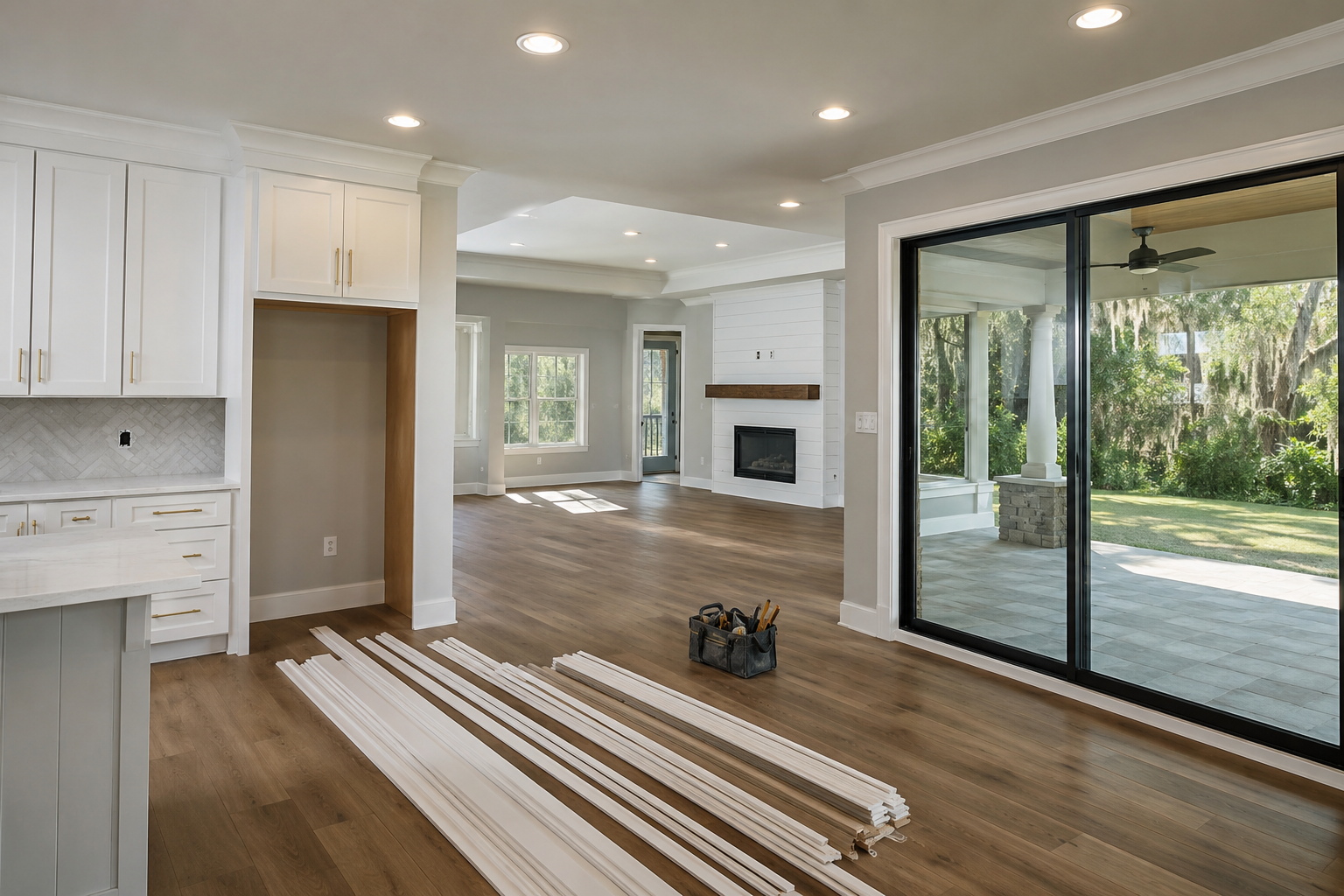 Full House Remodeling Long Term Maintenance in Florida Humidity and Salt Air: What a Renovation Needs After the Crew Leaves HVAC and building envelope components being serviced on a whole-home renovation in coastal Northeast Florida